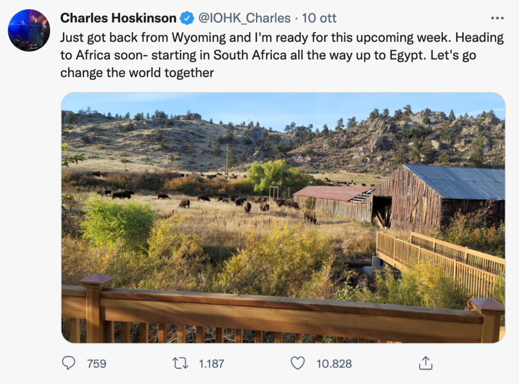 Charlse Hoskinson Africa